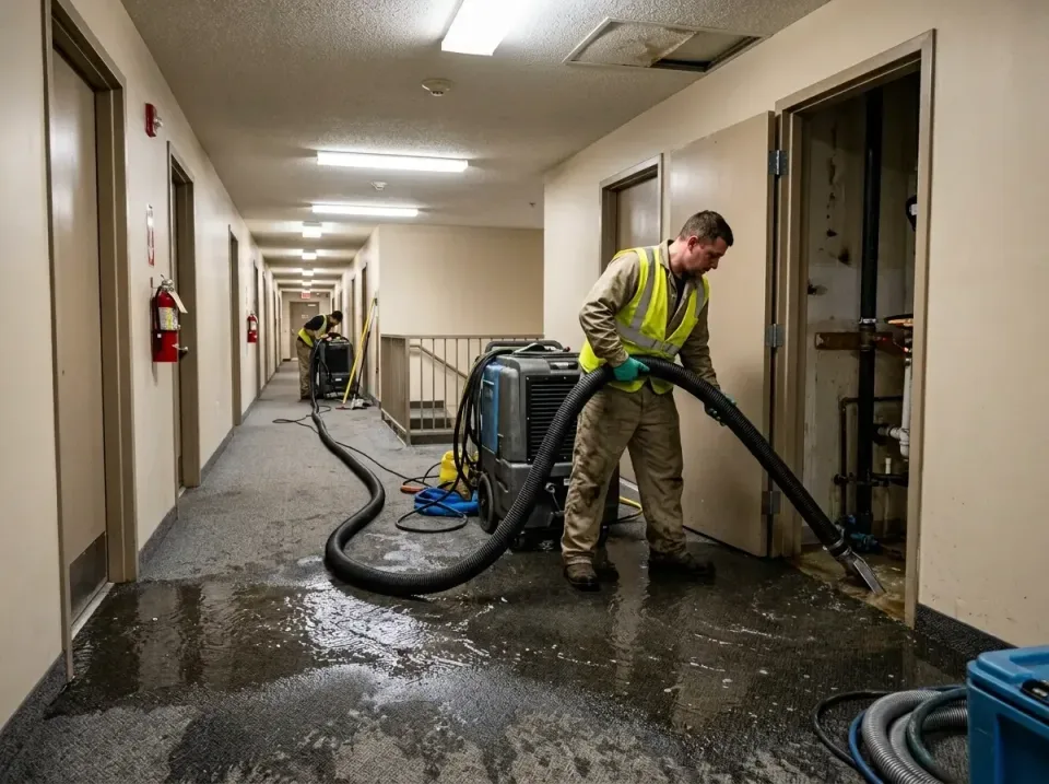 multi-unit-apartment-hallway-f-005 — frequently asked questions, Emergency Burst Pipe Water Extraction & Removal in Chatswor…